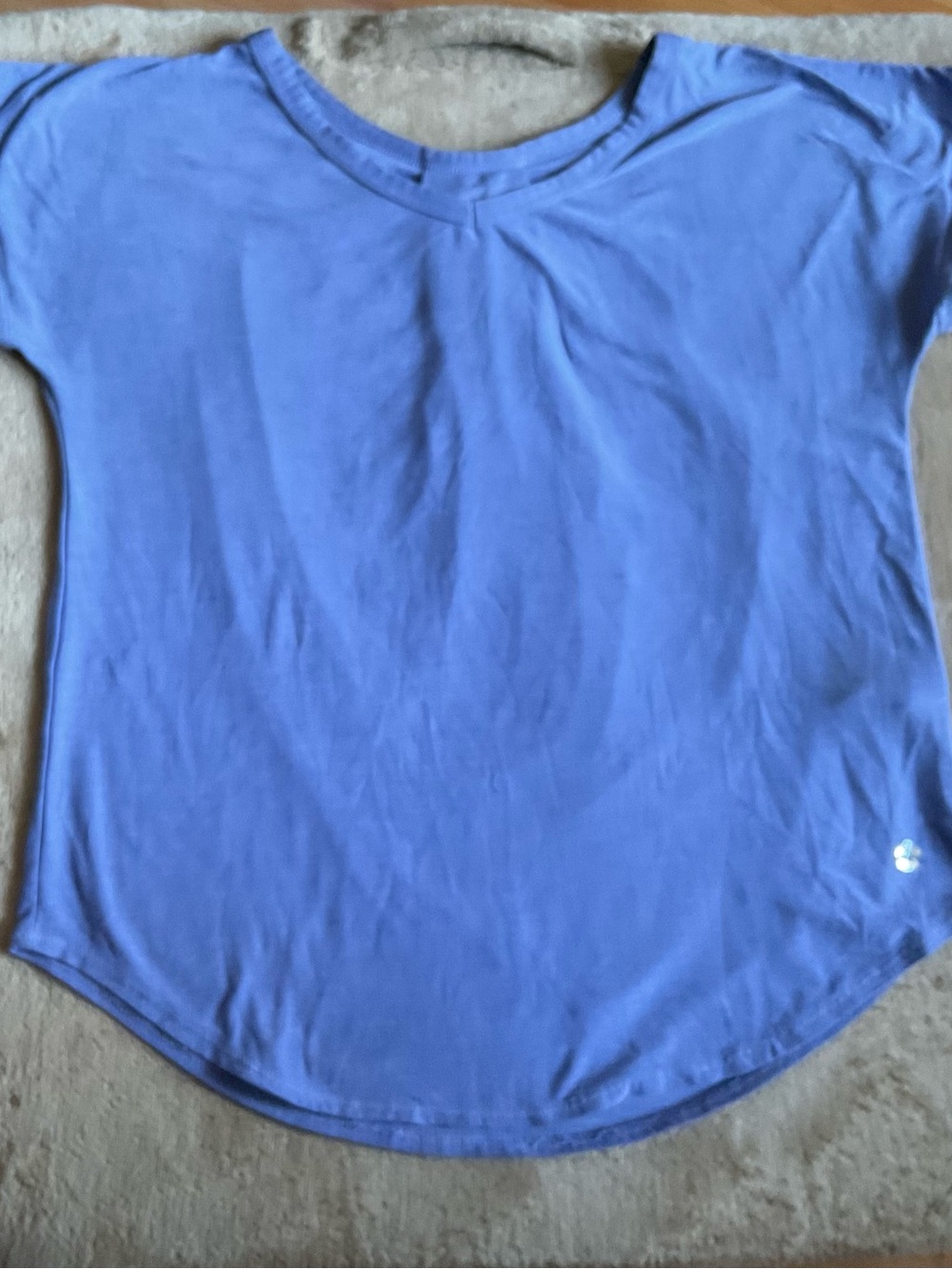 Tuff Athletics Short Sleeve Tee in Periwinkle Medium 10